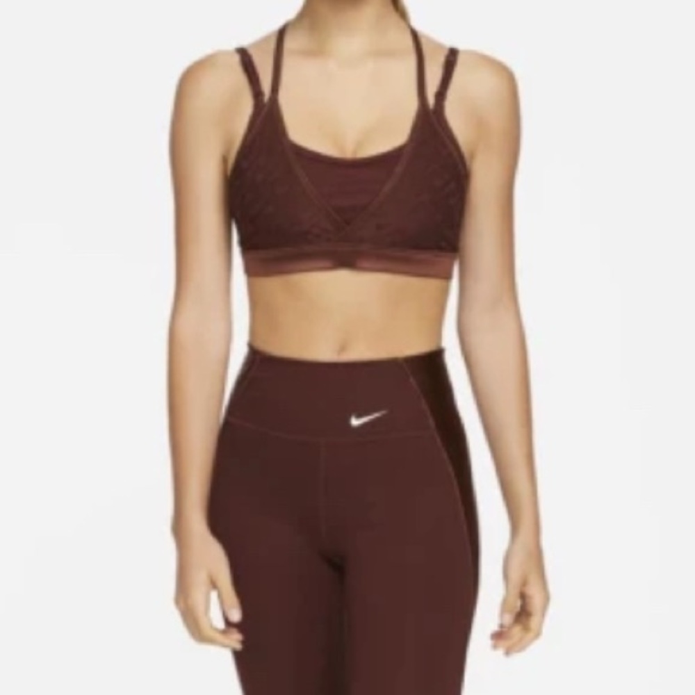 Nike brown Sports Bra